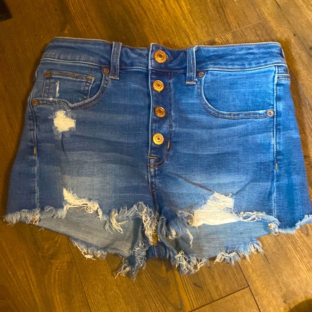 american eagle jean shorts size 6